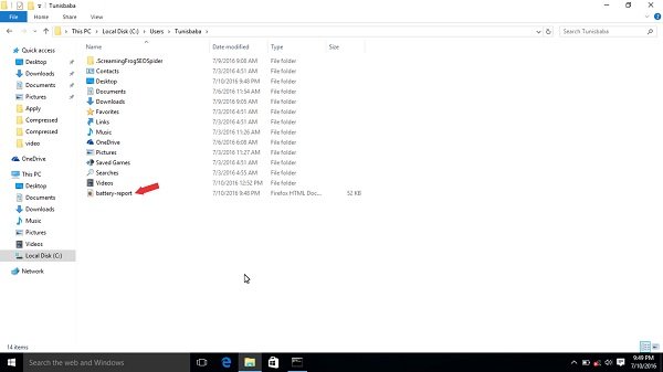 laptop battery webpage