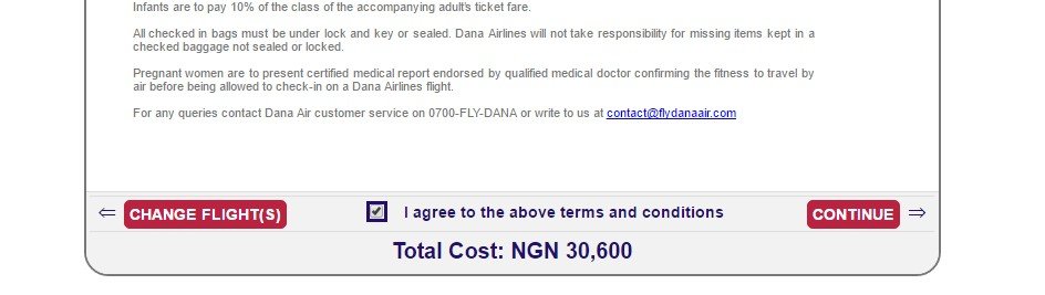 Dana air online booking