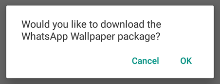 change whatsapp wallpaper