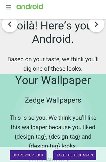 Google My Android Launcher wallpaper
