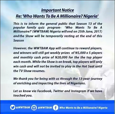 who wants to be a millionaire nigeria