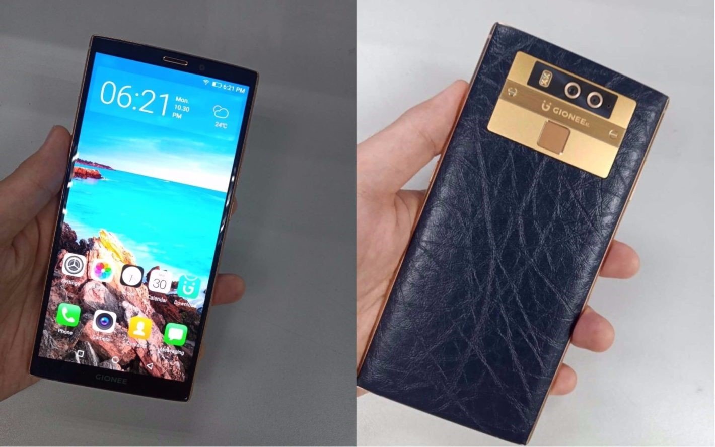 Gionee M7 Plus leaked