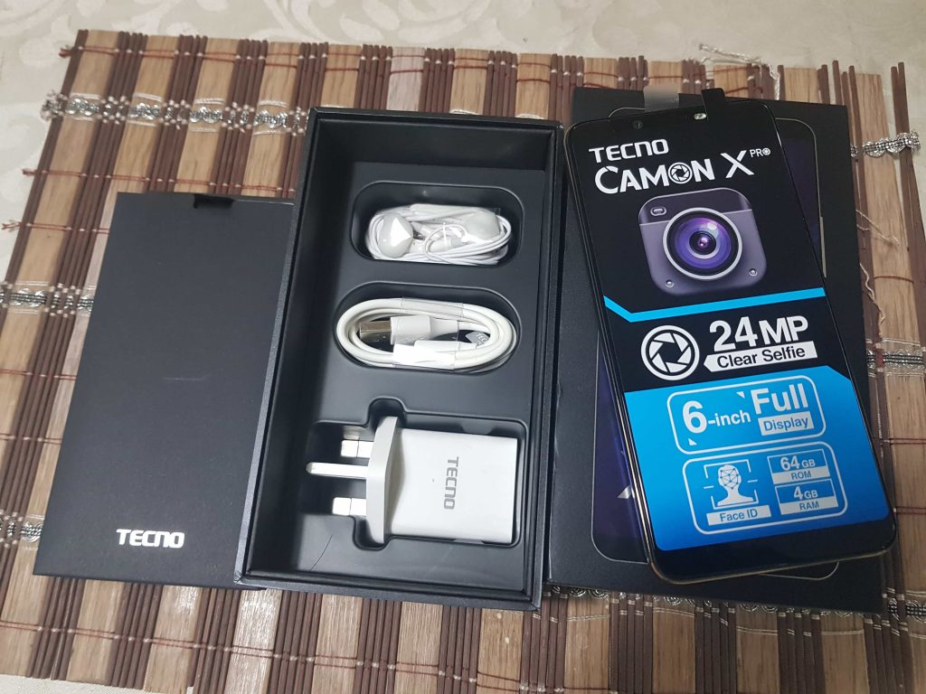 tecno camon x unboxing