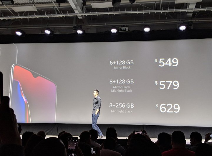 OnePlus 6T price