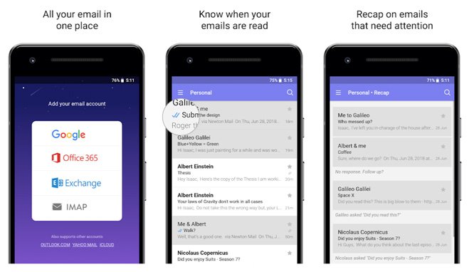 best email apps for ios and android