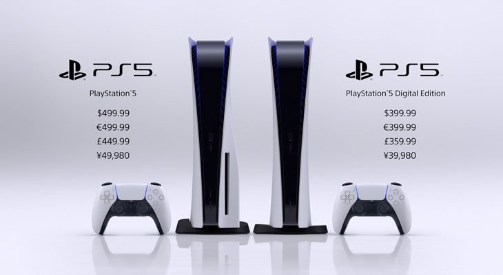 Playstation 5 console pricing