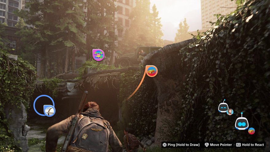 emoji reactions PS5 screen share