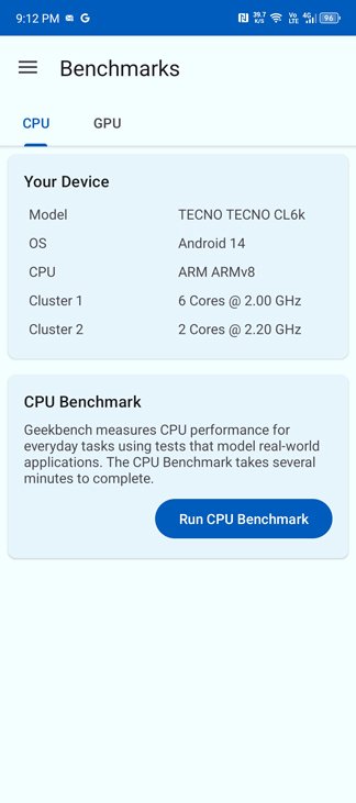 tecno camon 30 geekbench