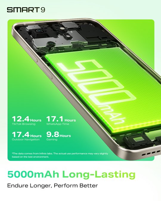 infinix smart 9 battery