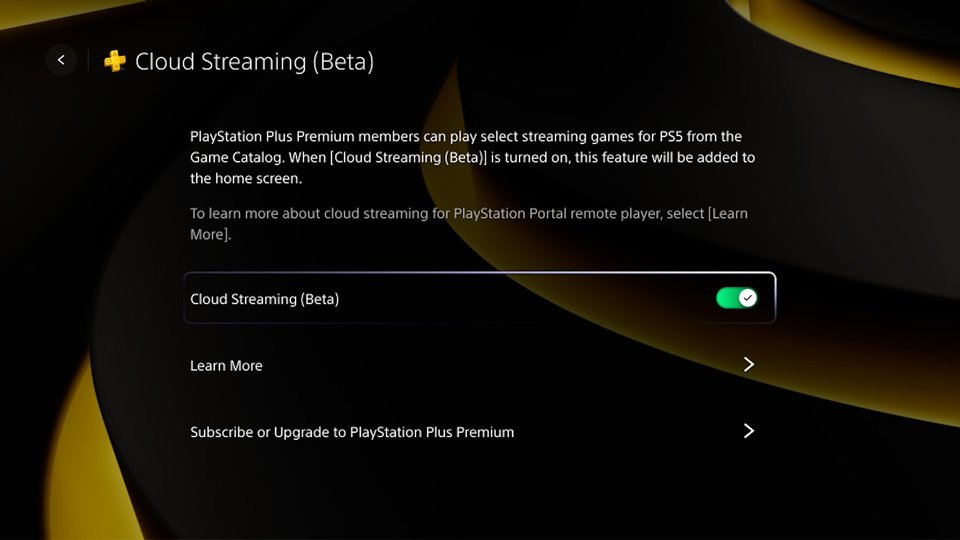 playstation portal cloud streaming